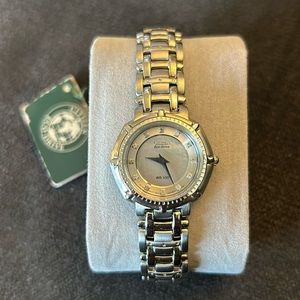 CITIZEN MOP Dial Stainless Steel Women's Watch EW9150-55D